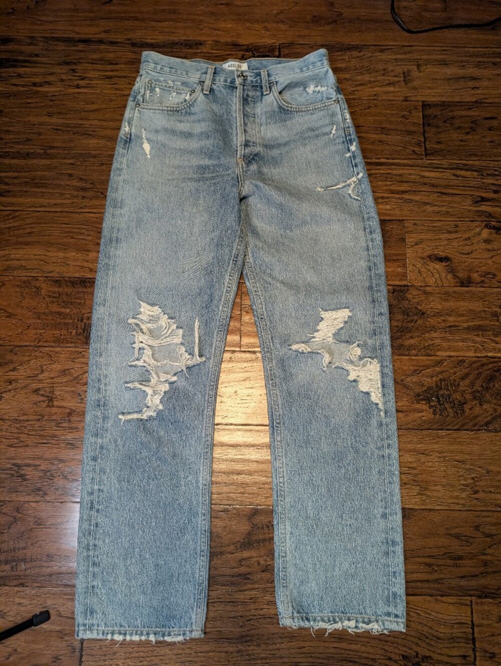 Agolde Los Angeles 90's Jean Distressed Denim Size 26